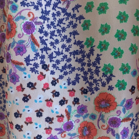 EUC Rachel Zoe Floral Button Down Blouse - Picture 11 of 14